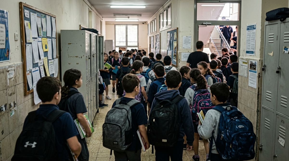 יותר צפוף, פחות שכר: תמונת המצב המדאיגה של מערכת החינוך בישראל