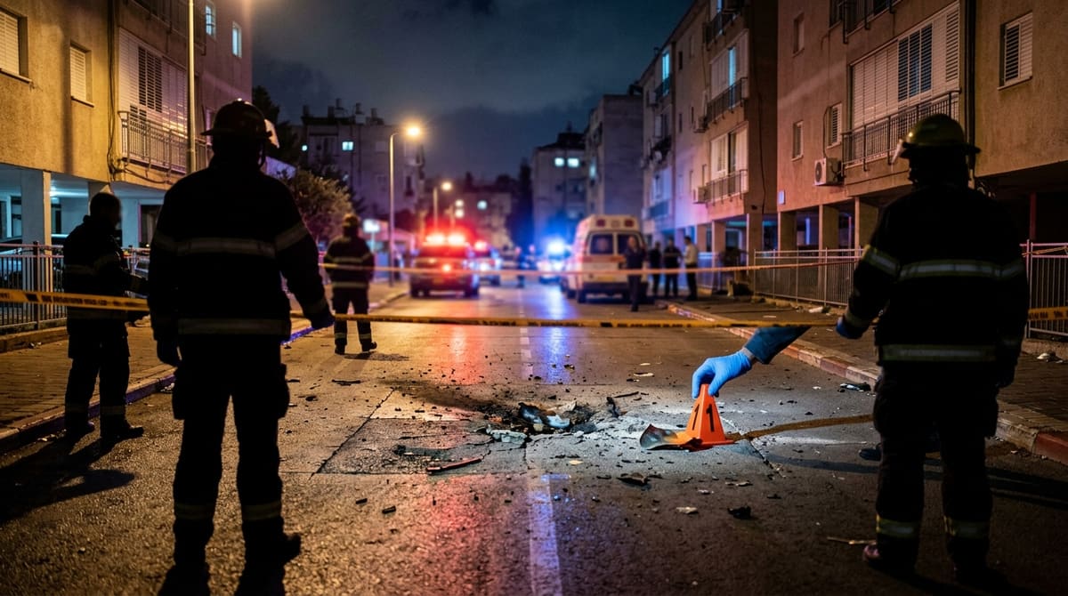 אירוע חמור בחולון: נער נפצע קשה מפיצוץ מטען